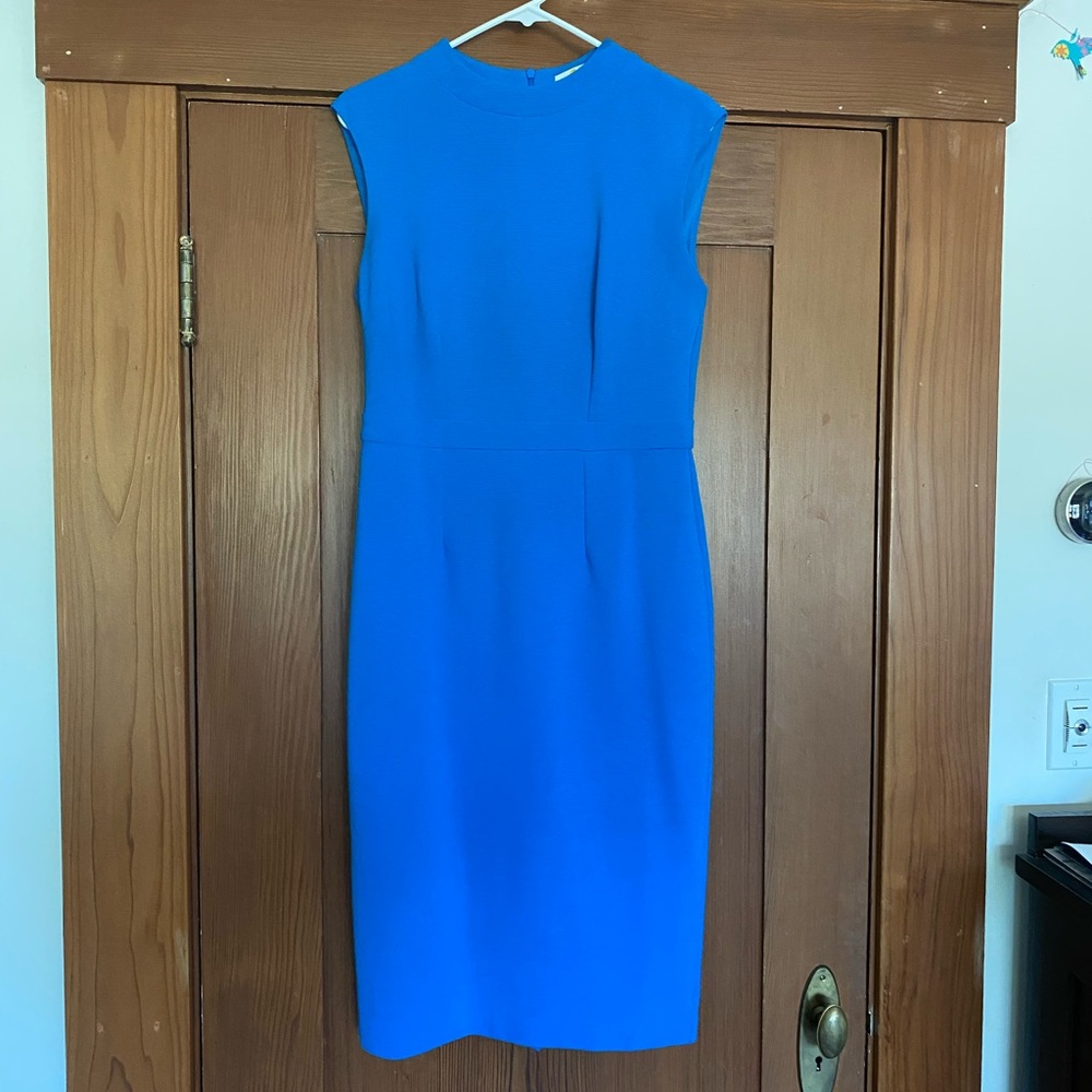 Boden Anna Ottoman Dress in Moroccan Blue, Size 8R